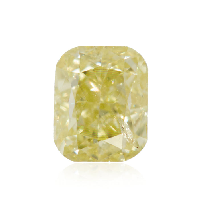 0.26 Carat Fancy Yellow Cushion Diamond