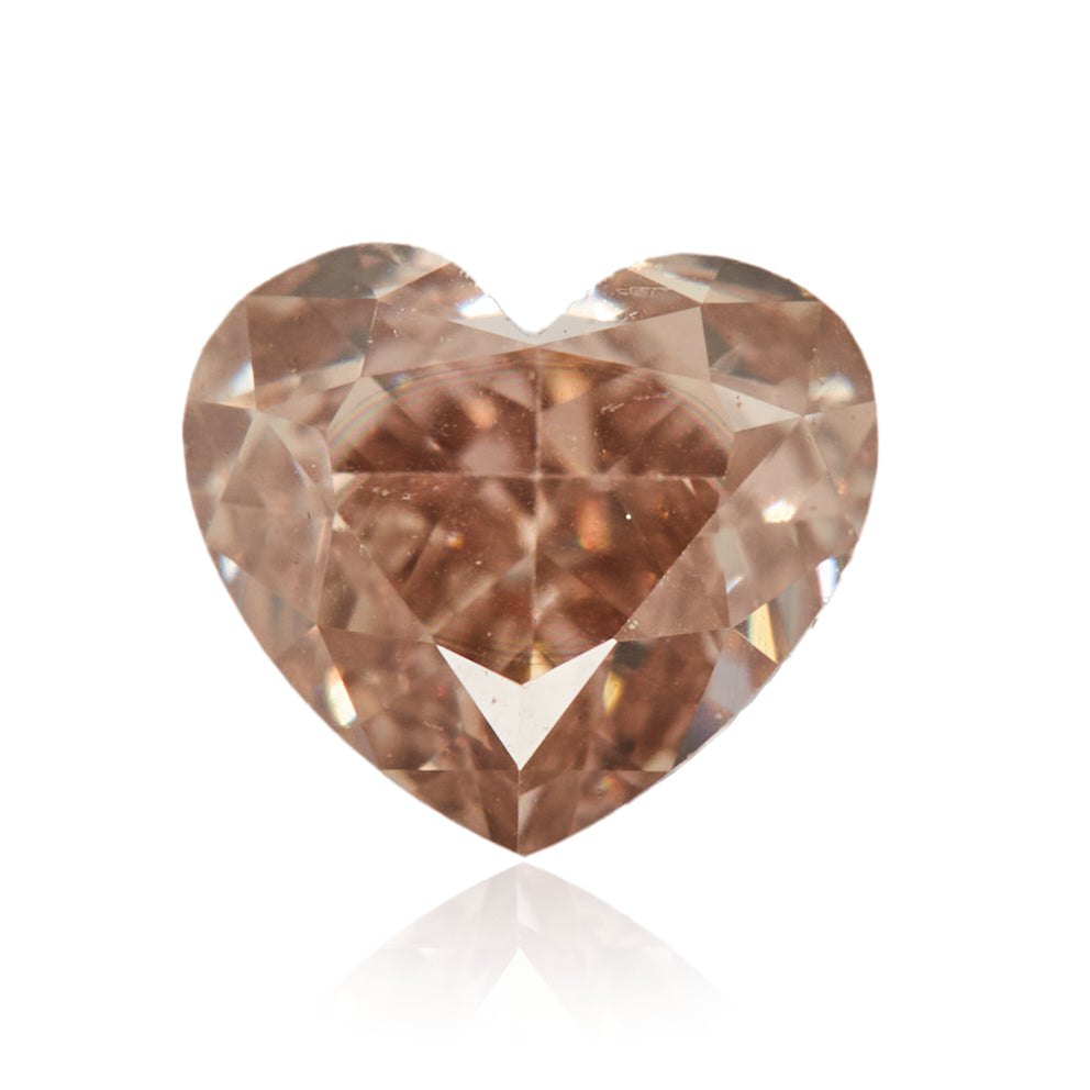 0.31 Carat Fancy Light Pinkish Brown Heart Diamond