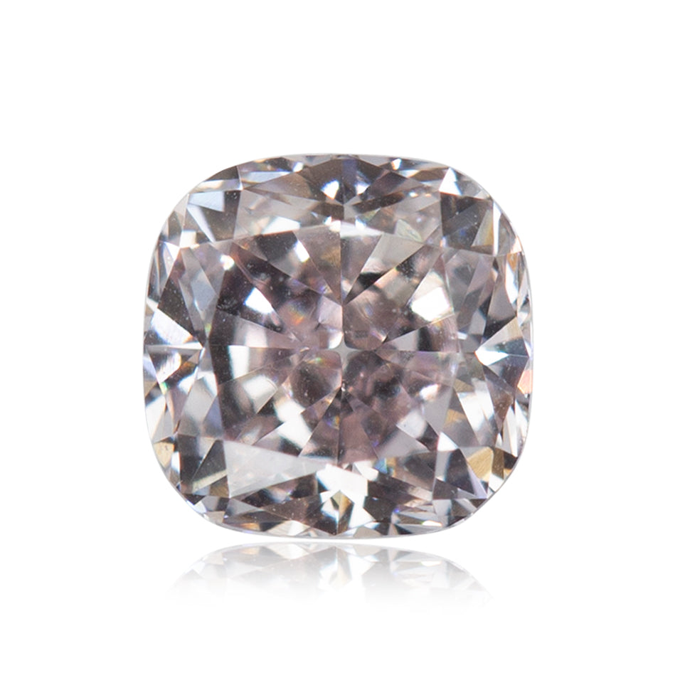 0.21 Carat Fancy Light Pink Cushion Diamond