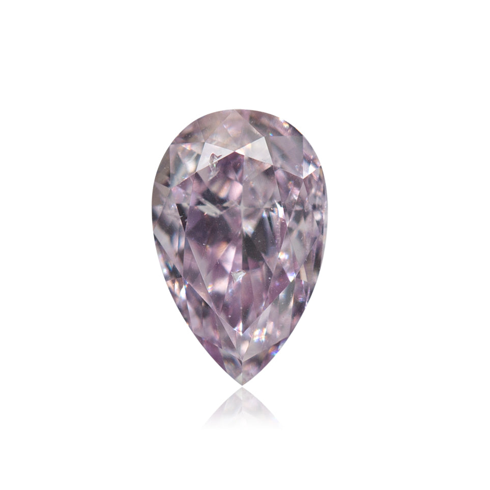 0.25 Carat Fancy Purple Pink Pear Diamond