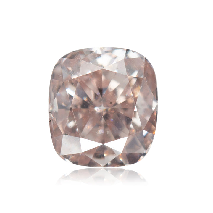 0.26 Carat Fancy Browinsh Pink Cushion Diamond