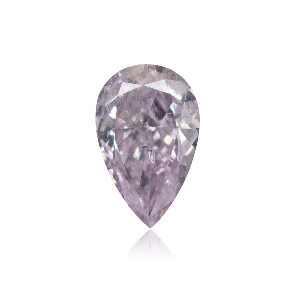 0.27 Carat Fancy Pink-Purple Pear Diamond