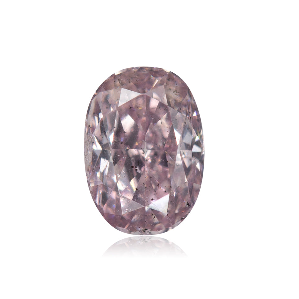 0.28 Carat Fancy Purple Pink Oval Diamond