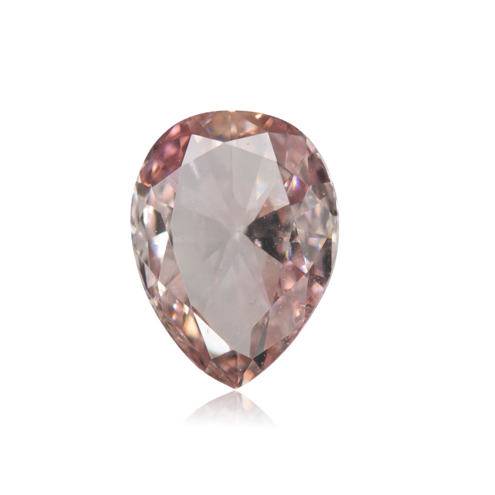 0.34 Carat Fancy Intense Pink Pear (rose) Diamond