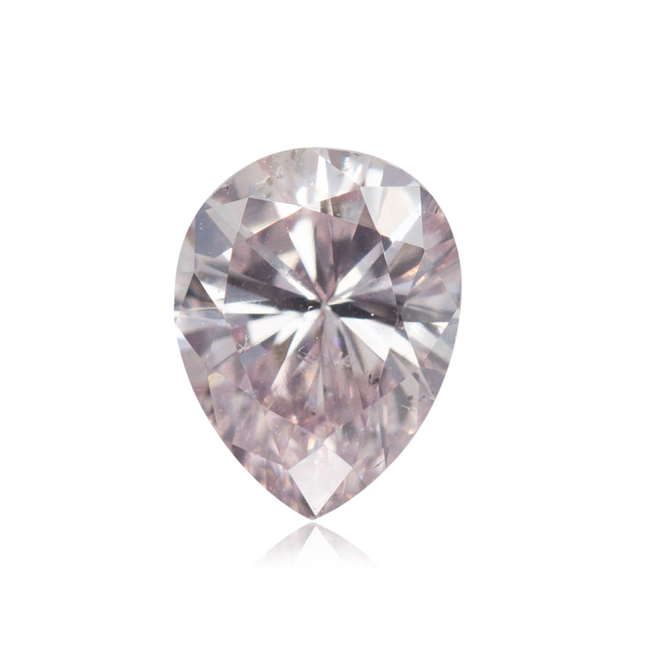 0.41 Carat Fancy Pink Pear Diamond