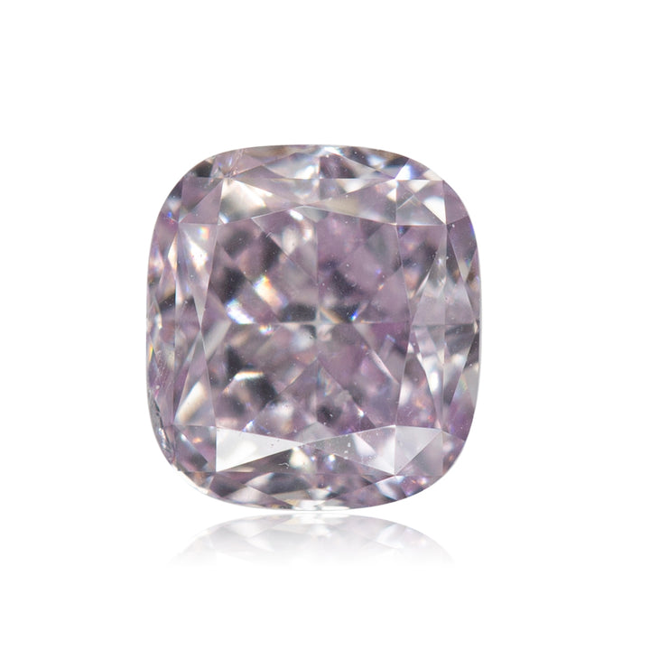 0.51 Carat Fancy Pink-Purple Cushion Diamond