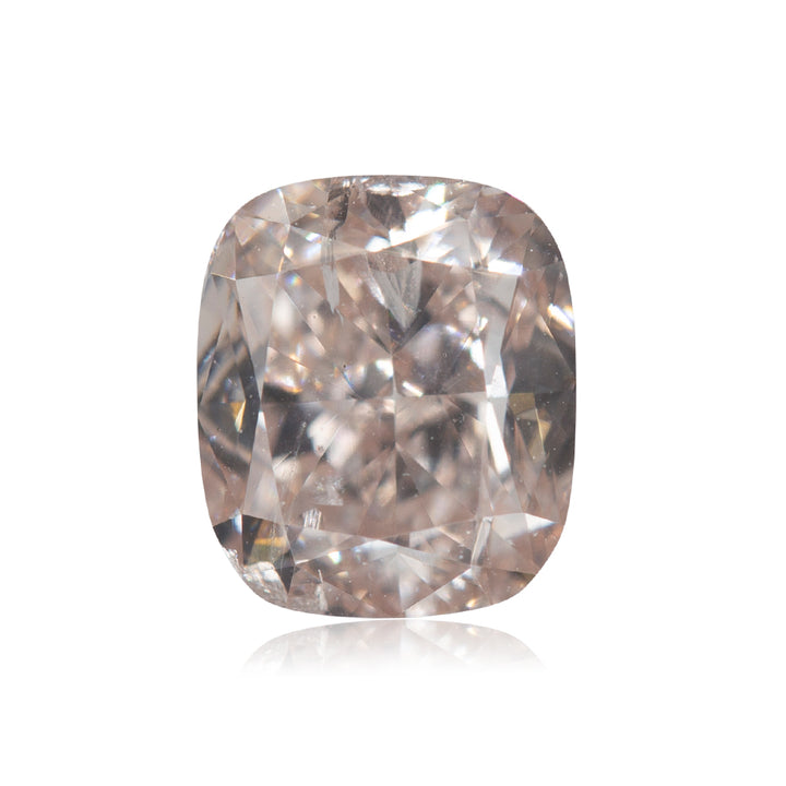 1.05 Carat Fancy Light Brownish Pink Cushion Diamond