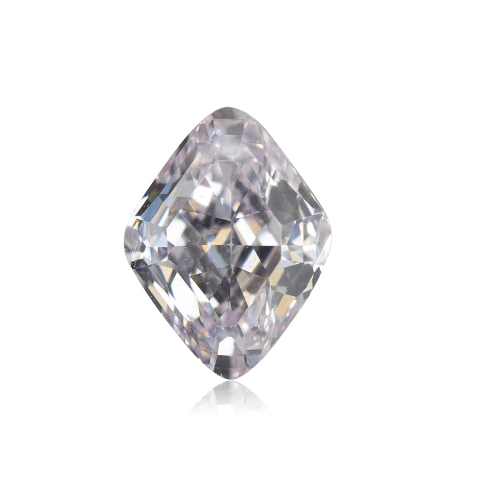 1.29 Carat Very Light Pink, Not Applicable Lozenge Diamond