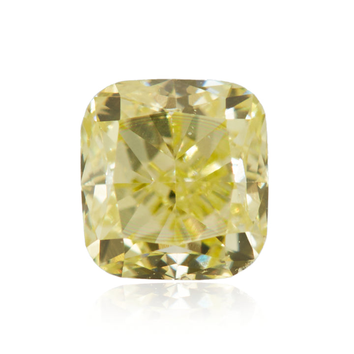 0.22 Carat Fancy Yellow Cushion Diamond