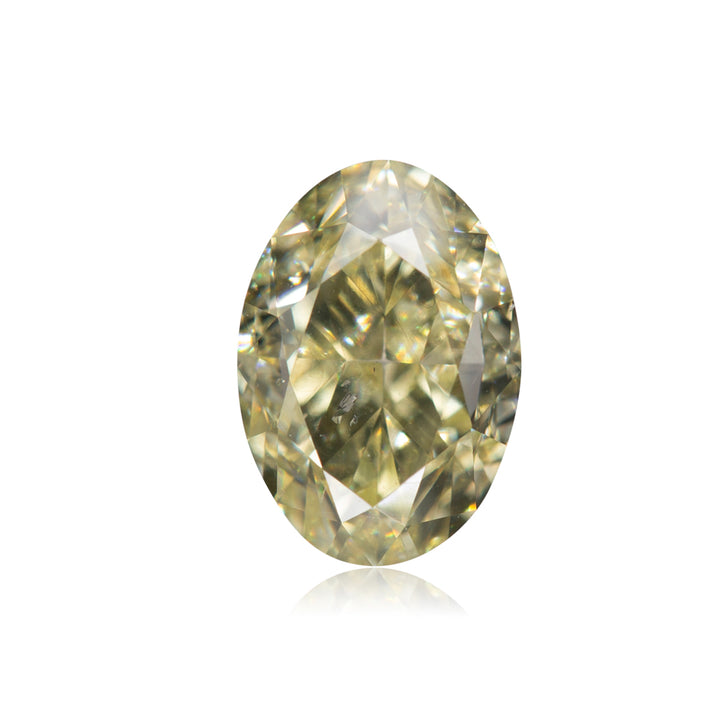 1.5 Carat Fancy Yellow Oval Diamond