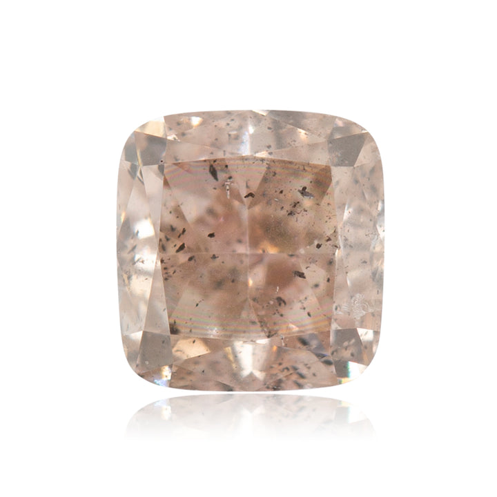 0.35 Carat Fancy Browinsh Pink Cushion Diamond