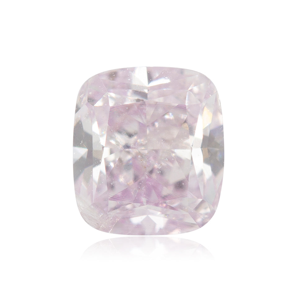 0.39 Carat Fancy Pinkish Purple Cushion Diamond