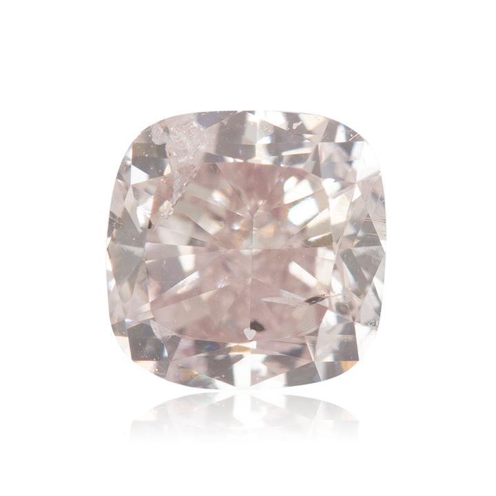 0.44 Carat Light Pinkish Brown, NA Cushion Diamond