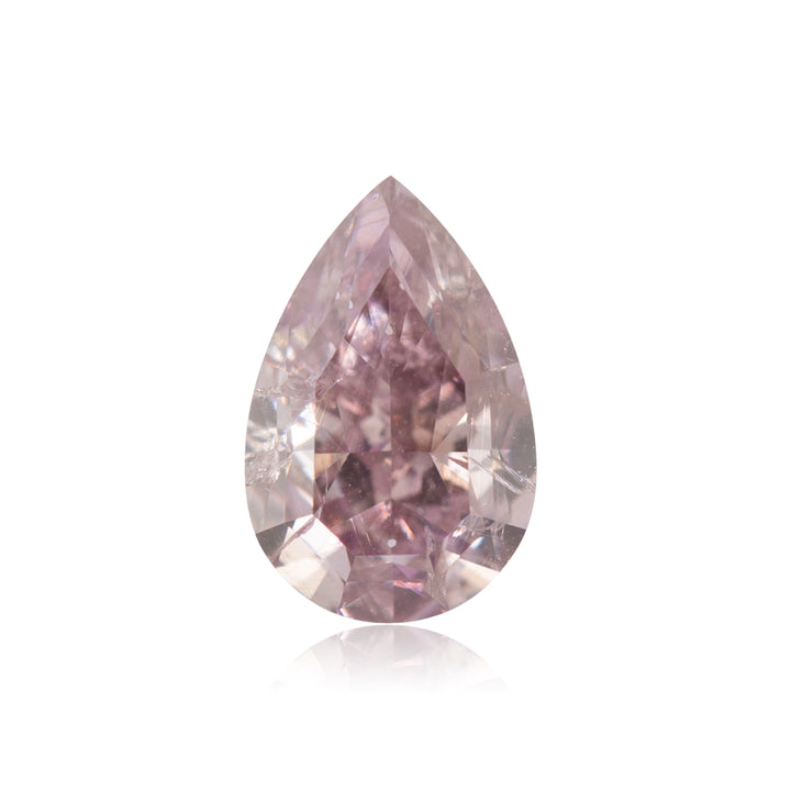 0.52 Carat Fancy Purplish Pink Pear Diamond