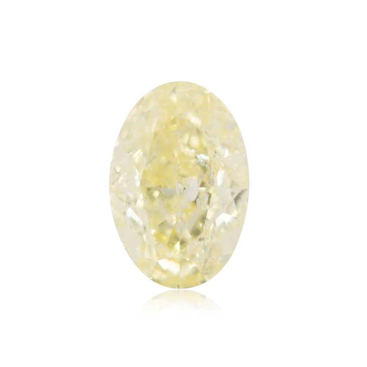 1.01 Carat Fancy Yellow Oval Diamond