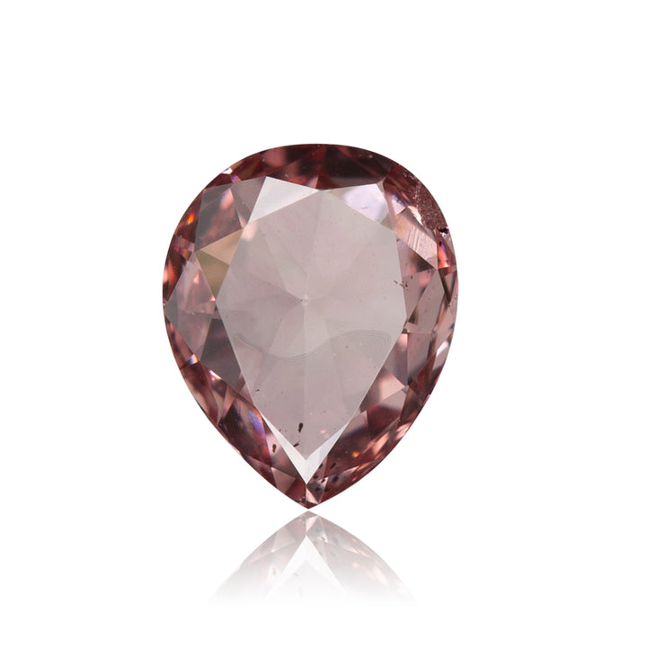 0.26 Carat Fancy Deep Pink Pear (rose) Diamond