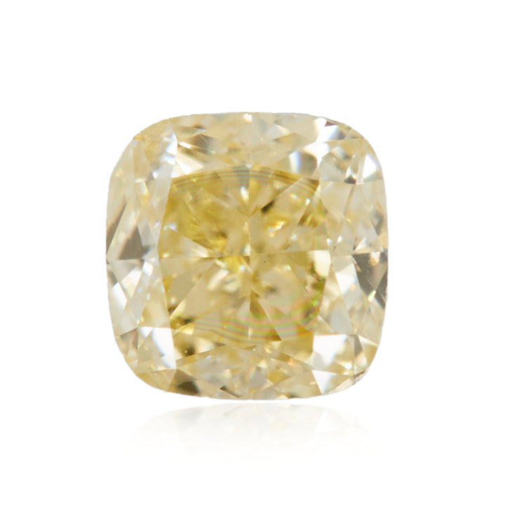 0.26 Carat Fancy Yellow Cushion Diamond