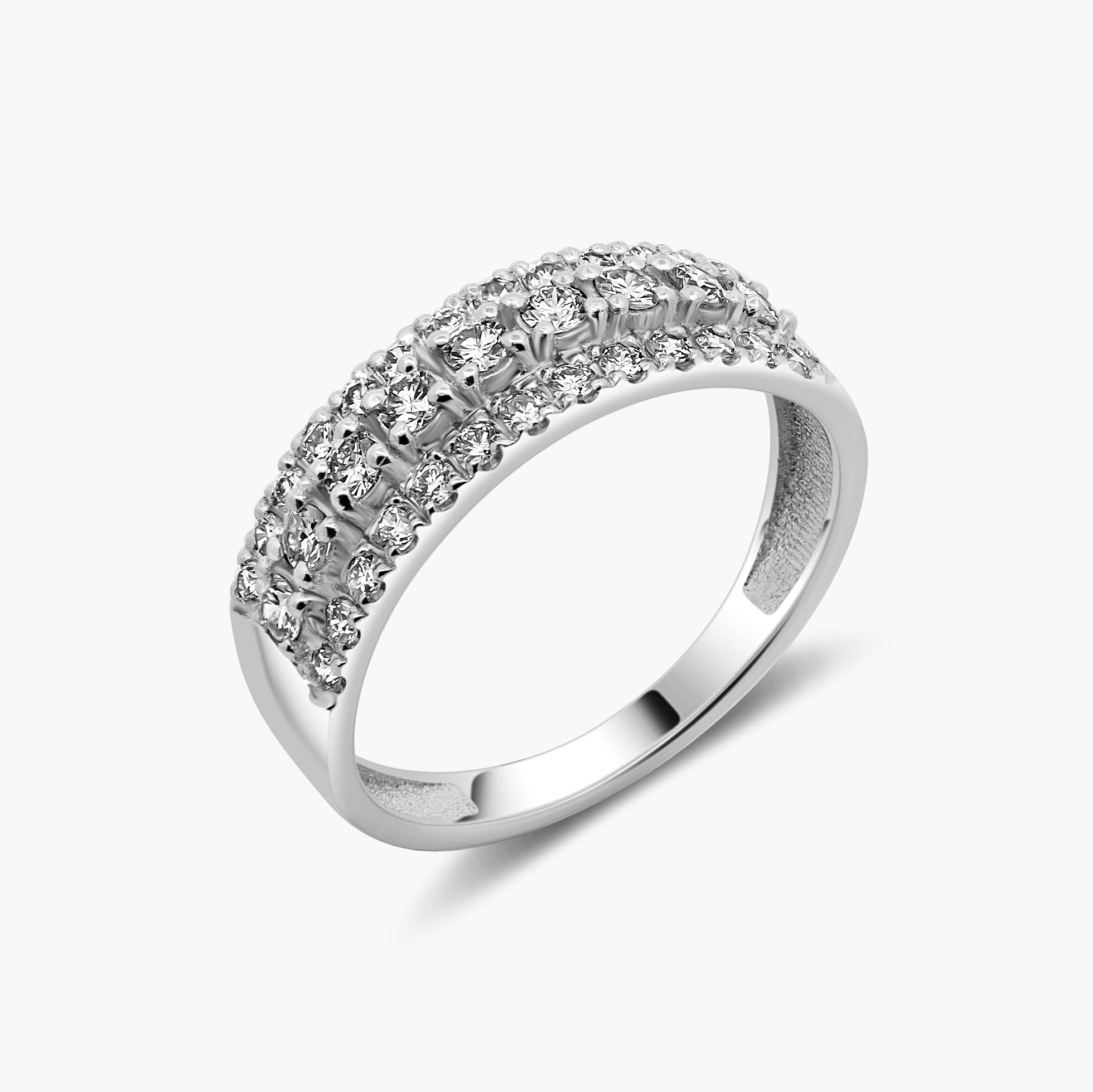 Zinnia Diamond Pavé Ring