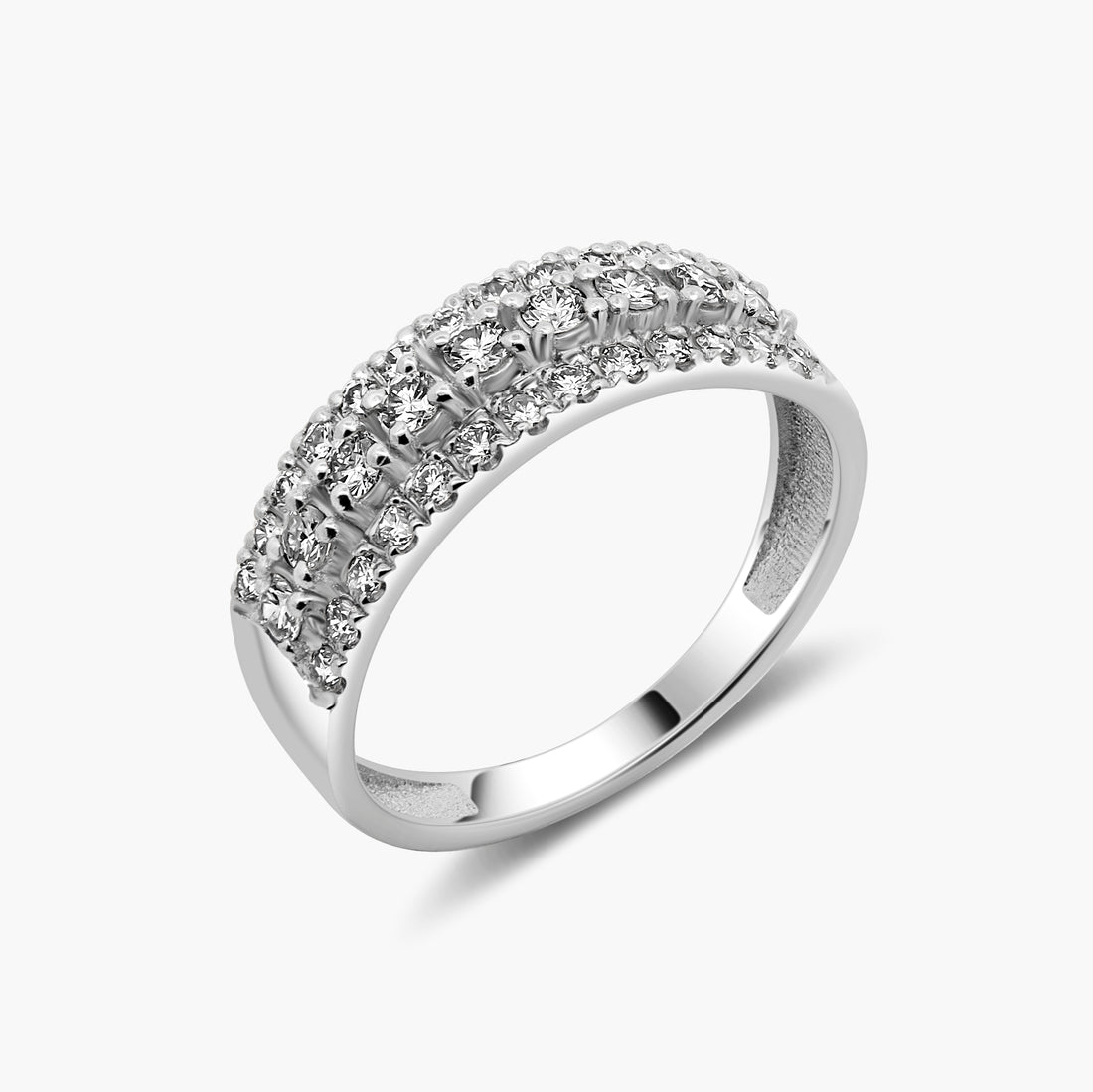 Zinnia Diamond Pavé Ring