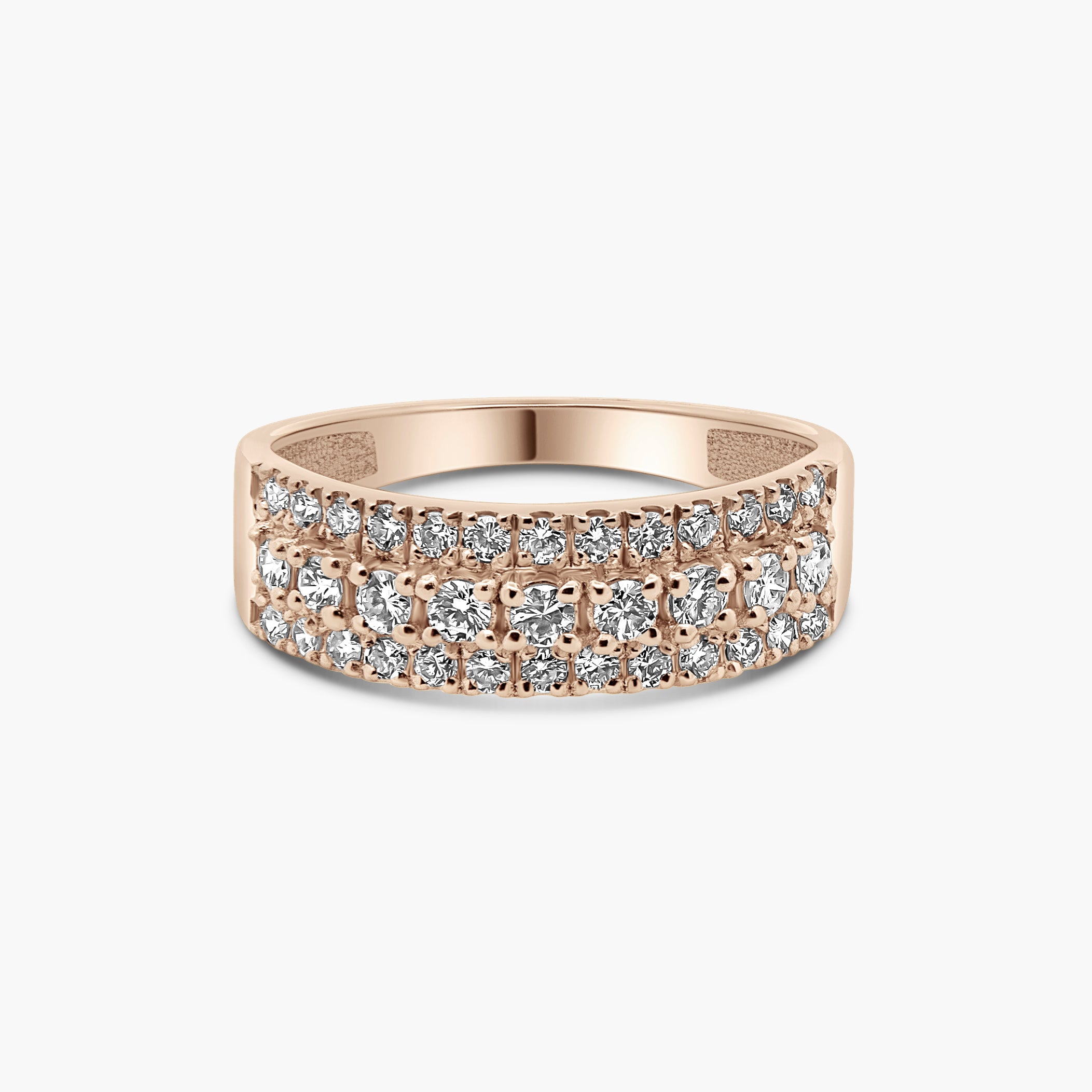 Zinnia Diamond Pavé Ring
