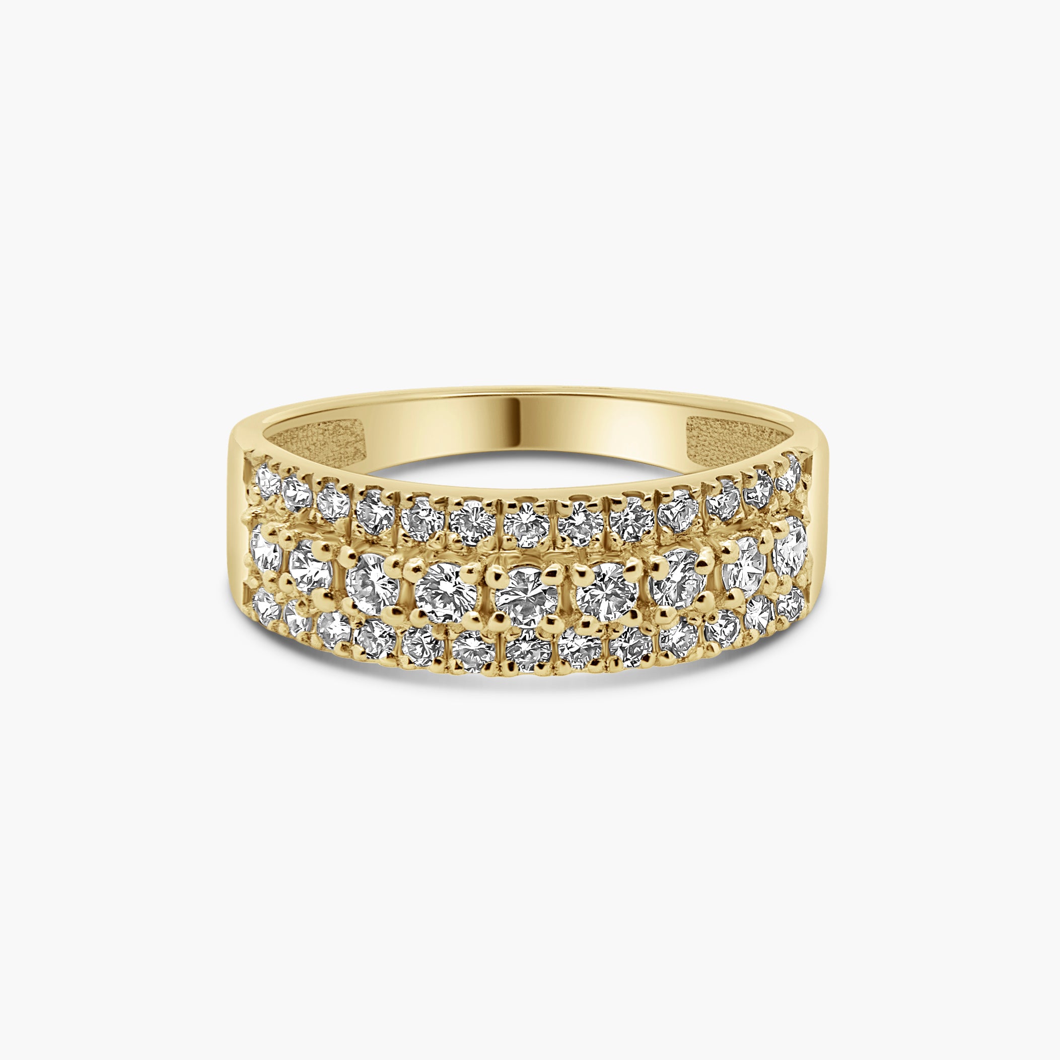 Zinnia Diamond Pavé Ring