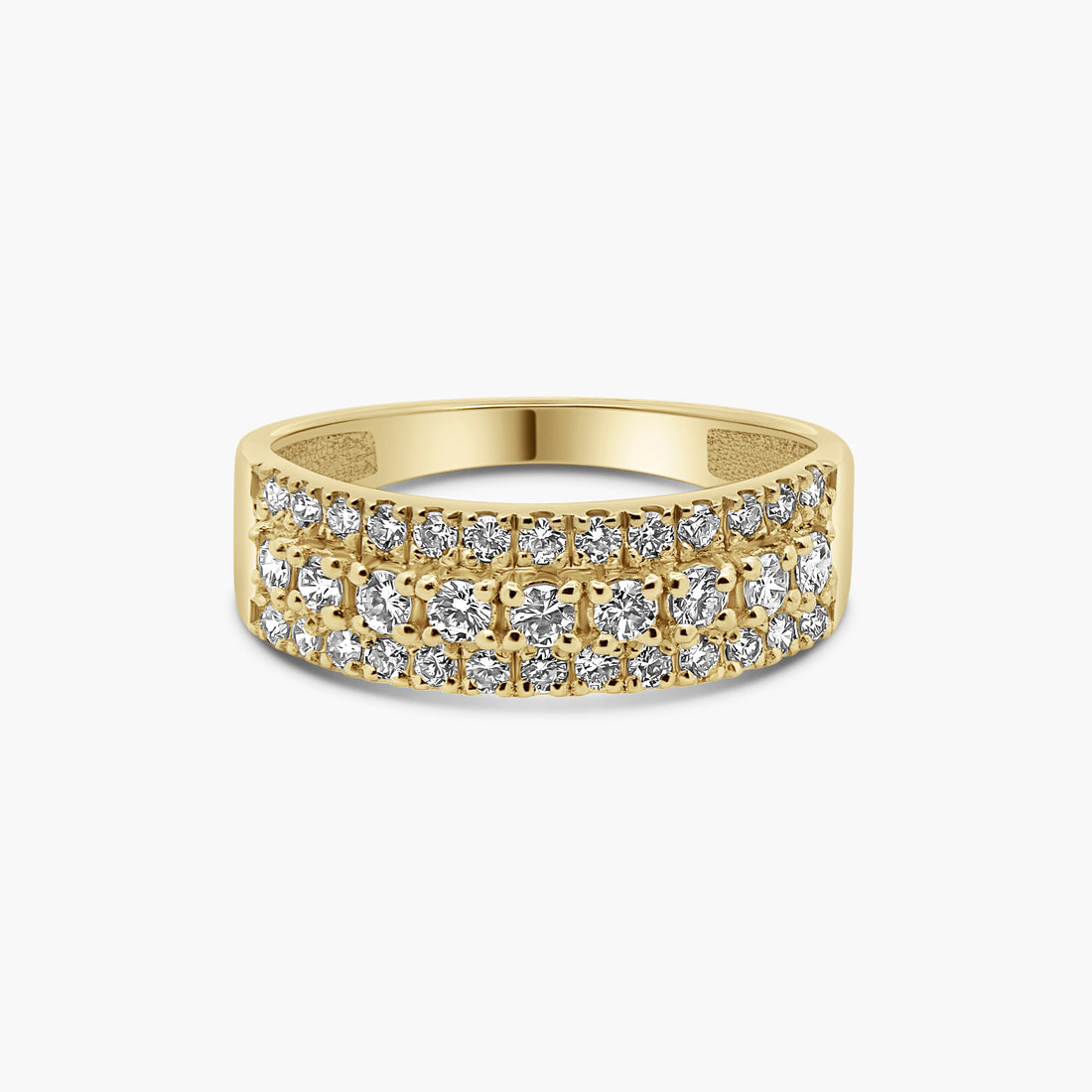 Zinnia Diamond Pavé Ring