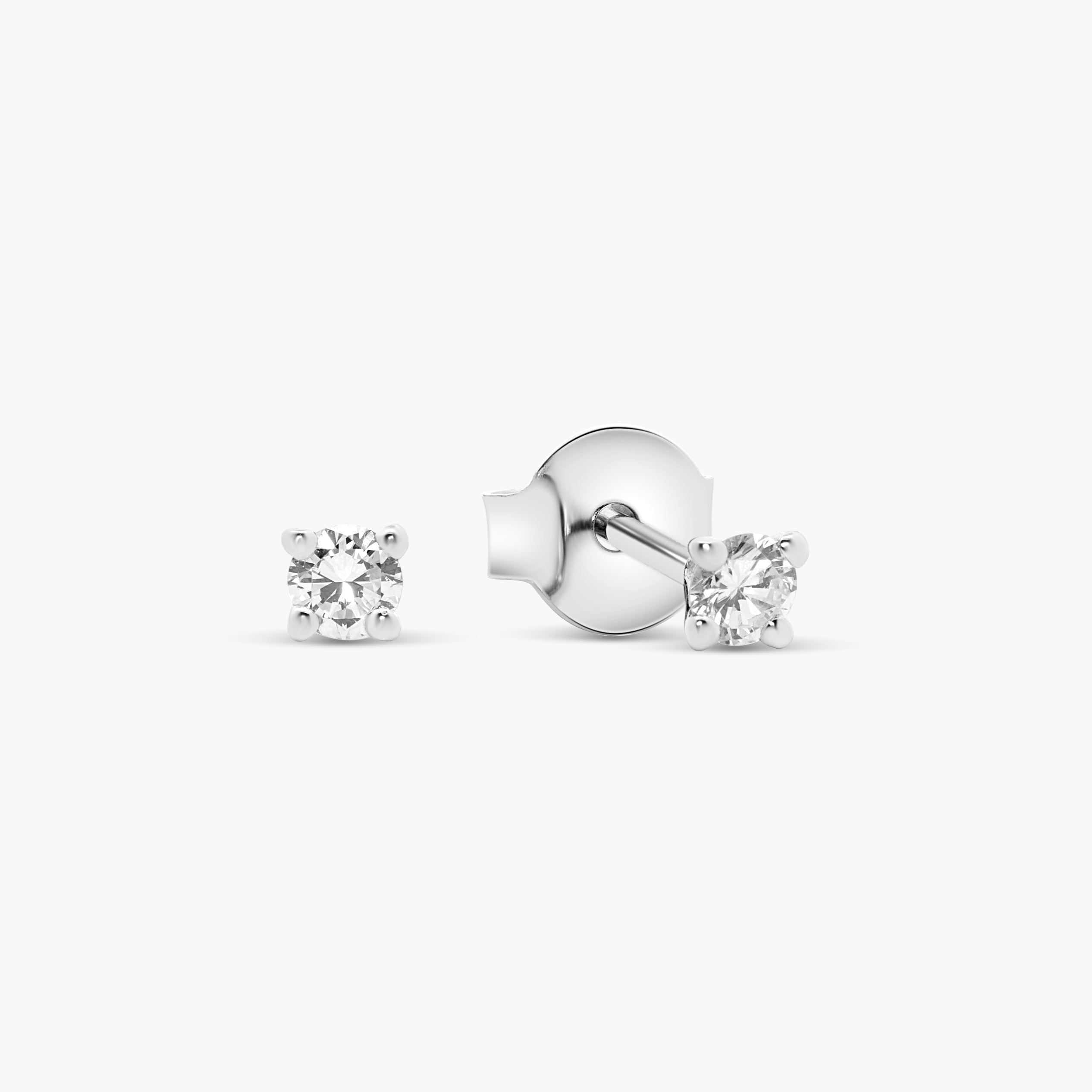 Iris Diamond Stud Earrings