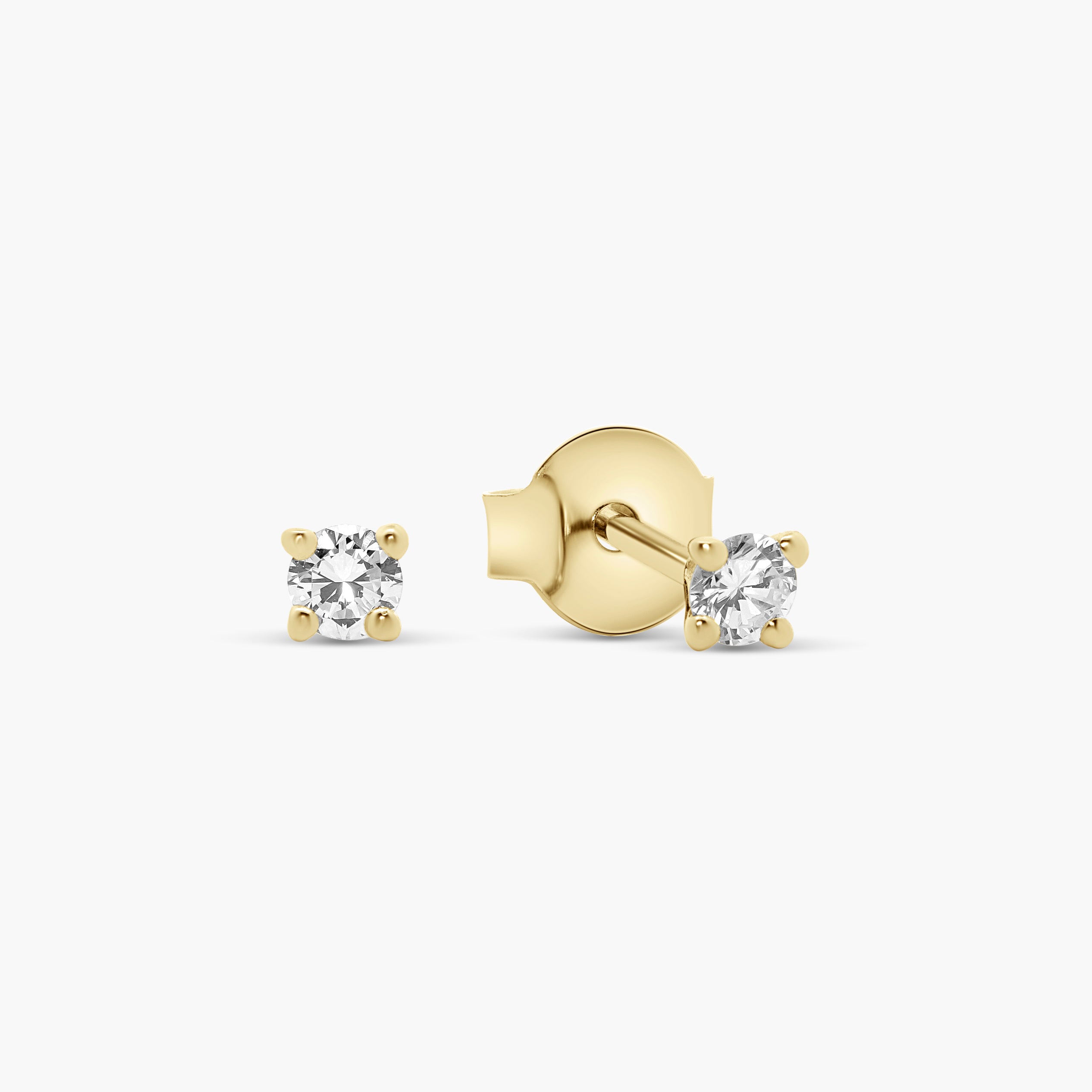 Iris Diamond Stud Earrings