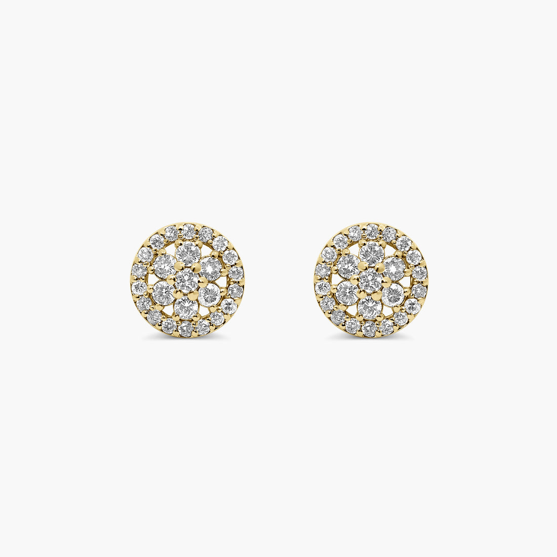 Tuli Diamond Cluster Earrings