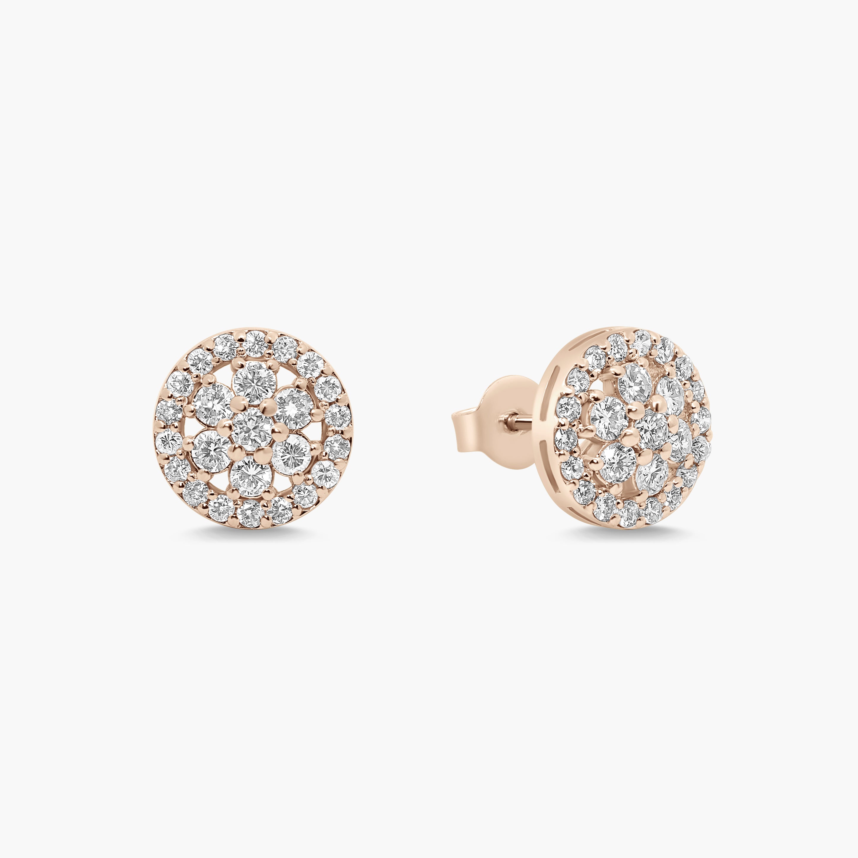 Tuli Diamond Cluster Earrings