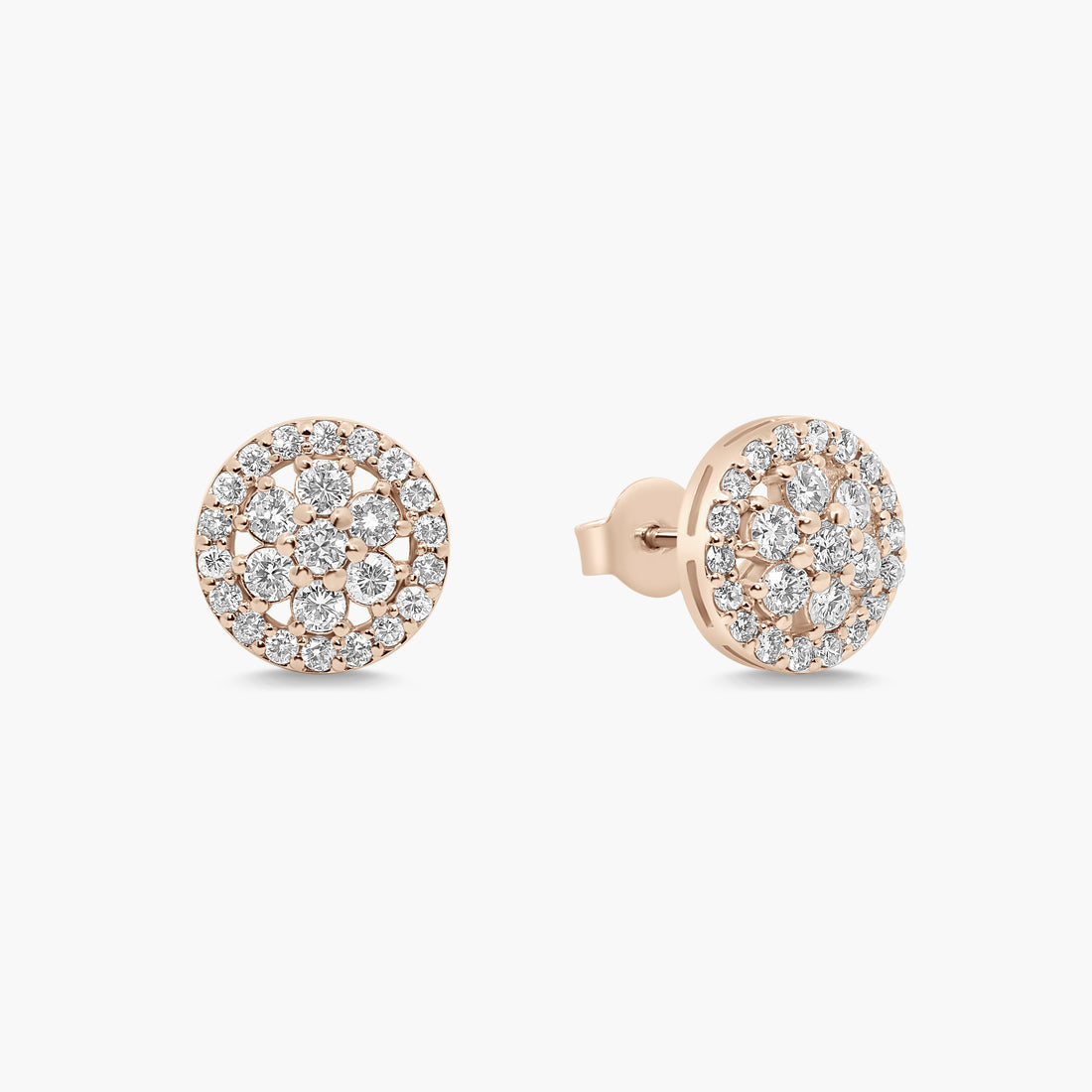 Tuli Diamond Cluster Earrings