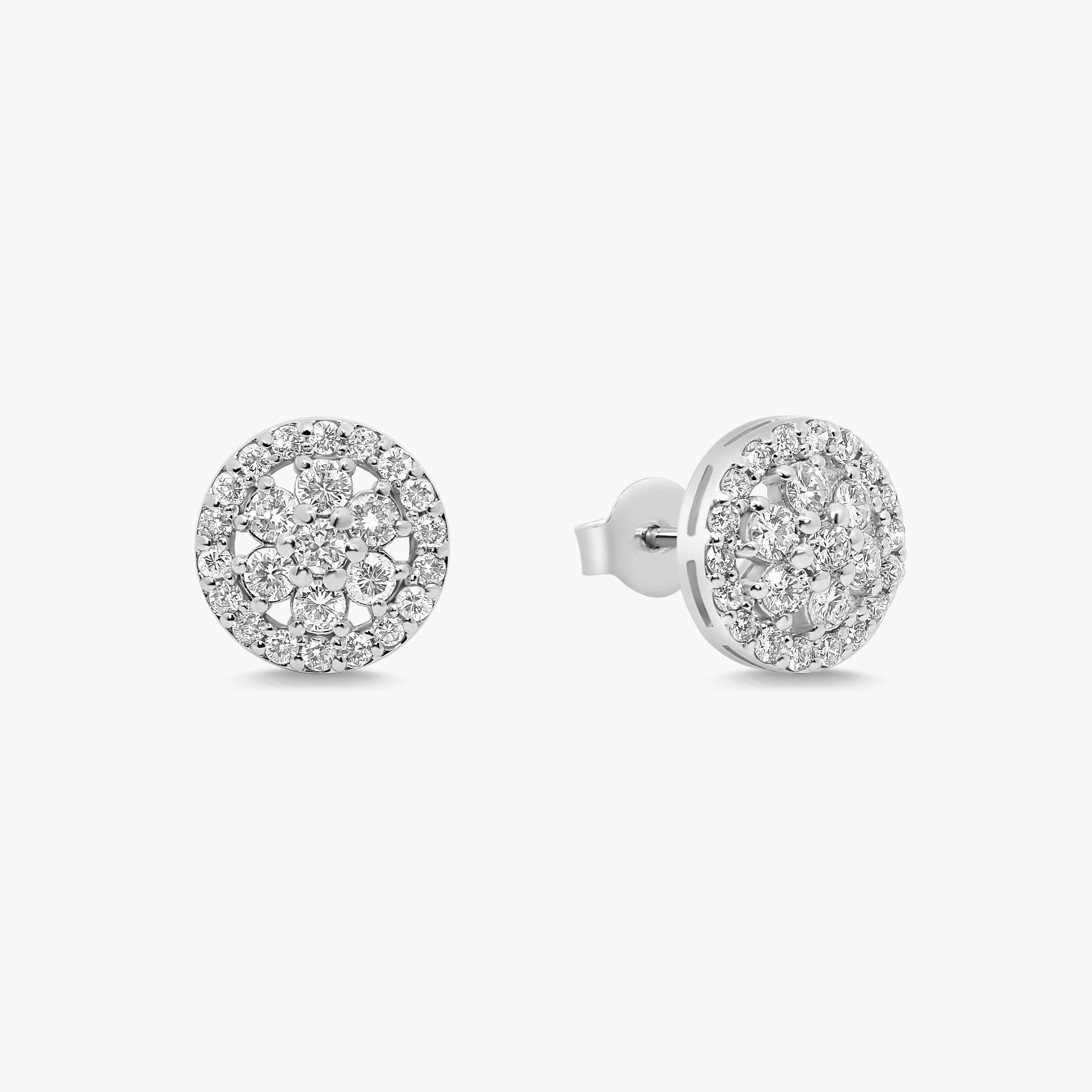 Tuli Diamond Cluster Earrings