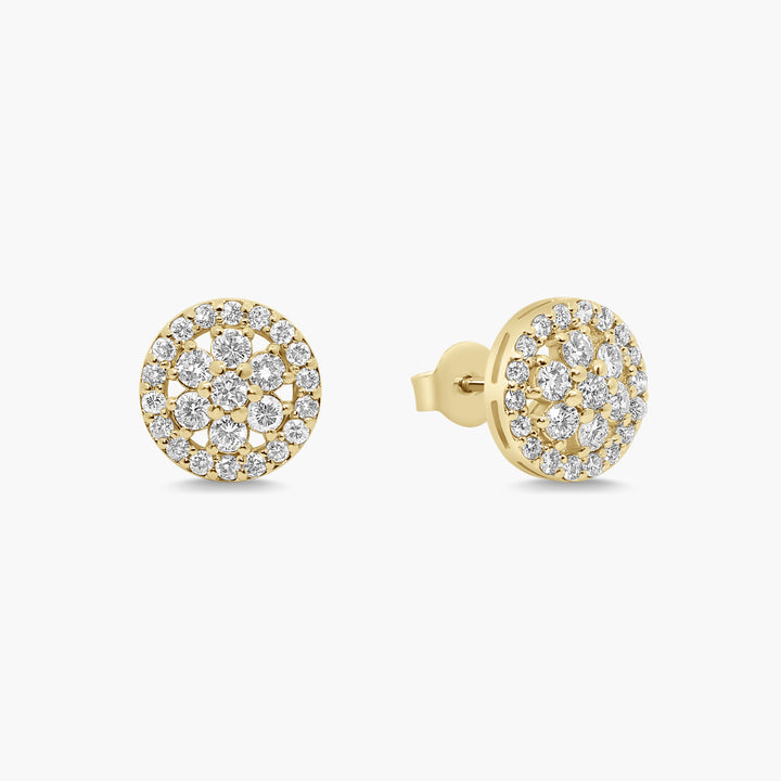 Tuli Diamond Cluster Earrings