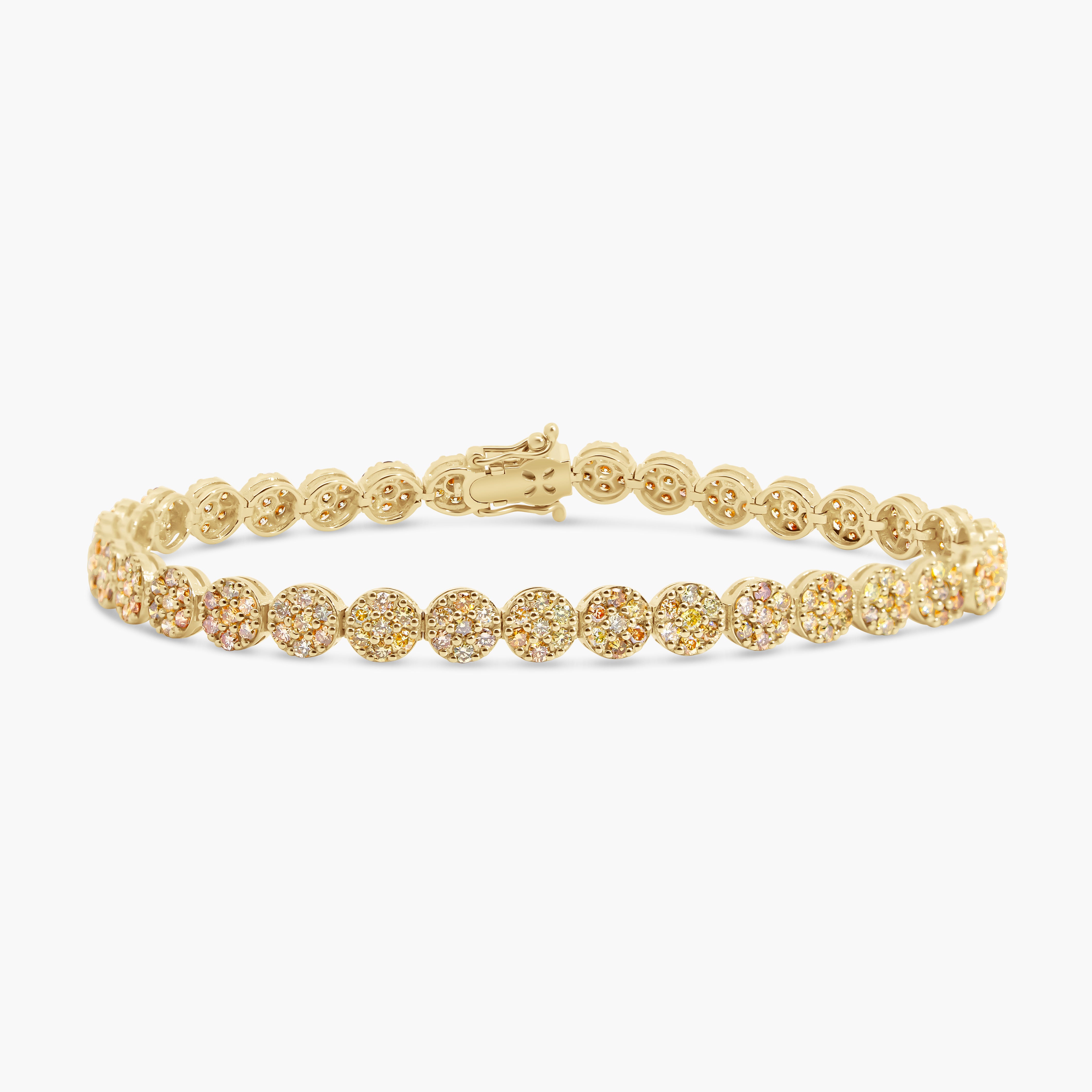 Luna Bracelet – Natural Mix Color Diamonds