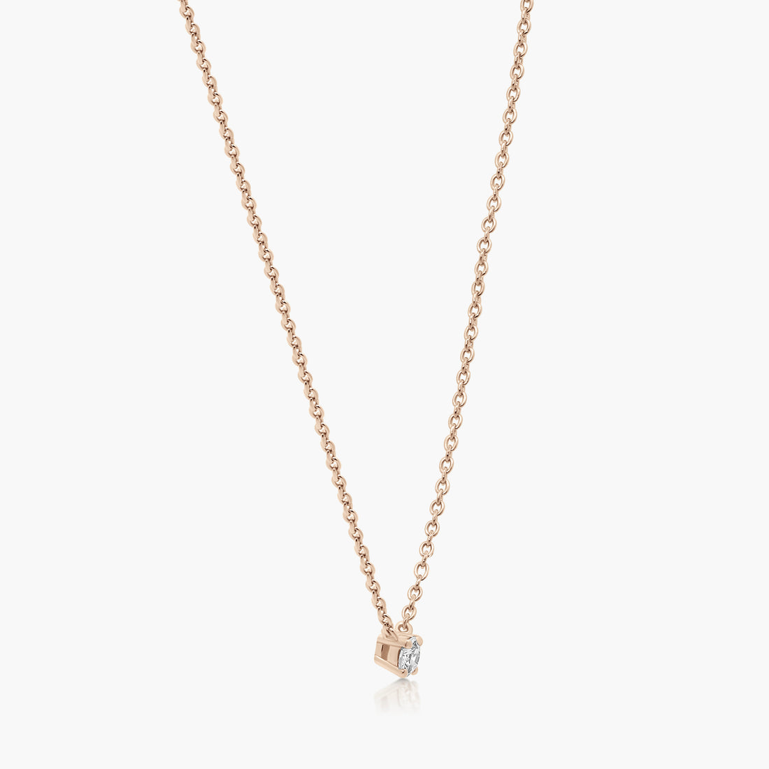 Mareli Diamond Solitaire Pendant Necklace