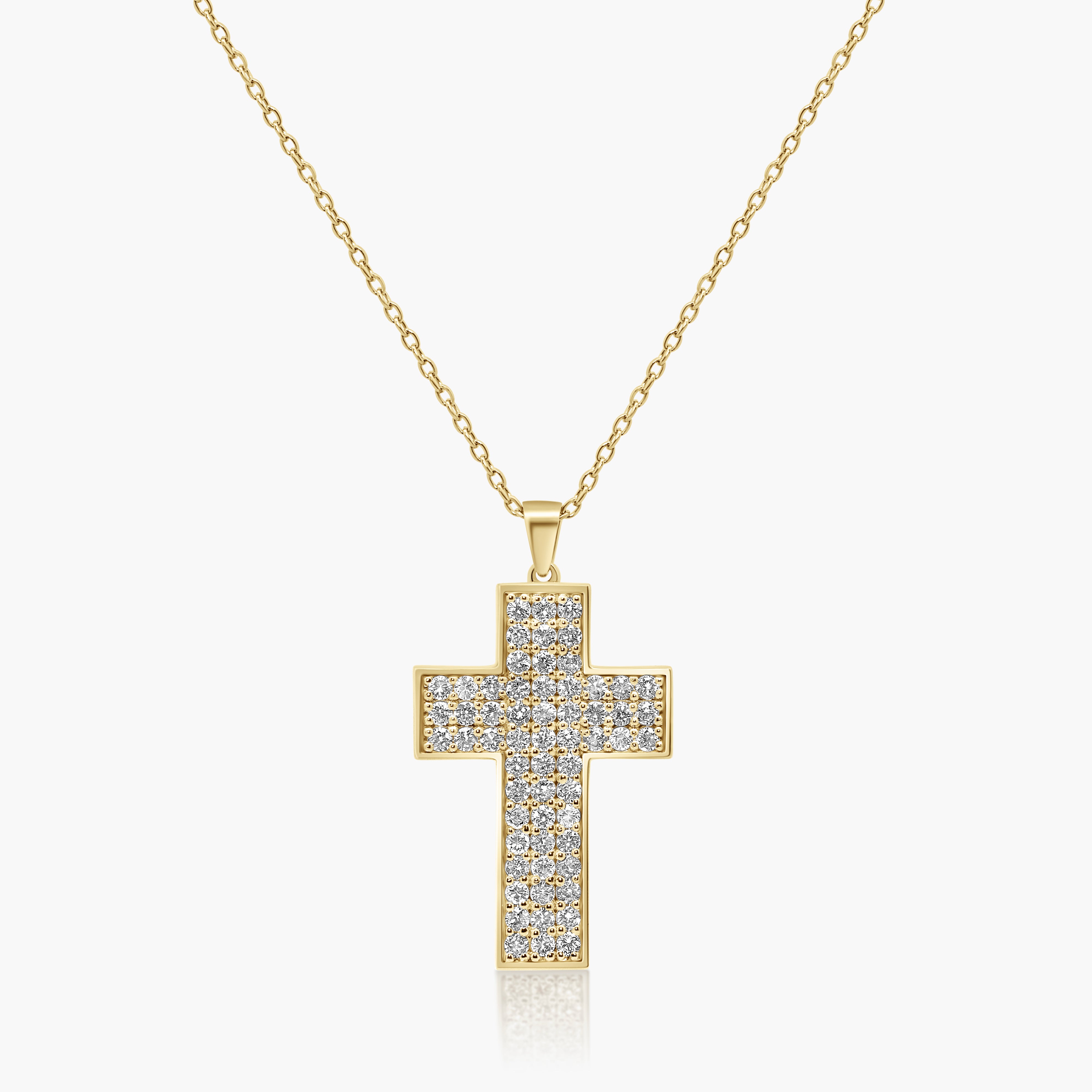 Mari Diamond Cross Pendant