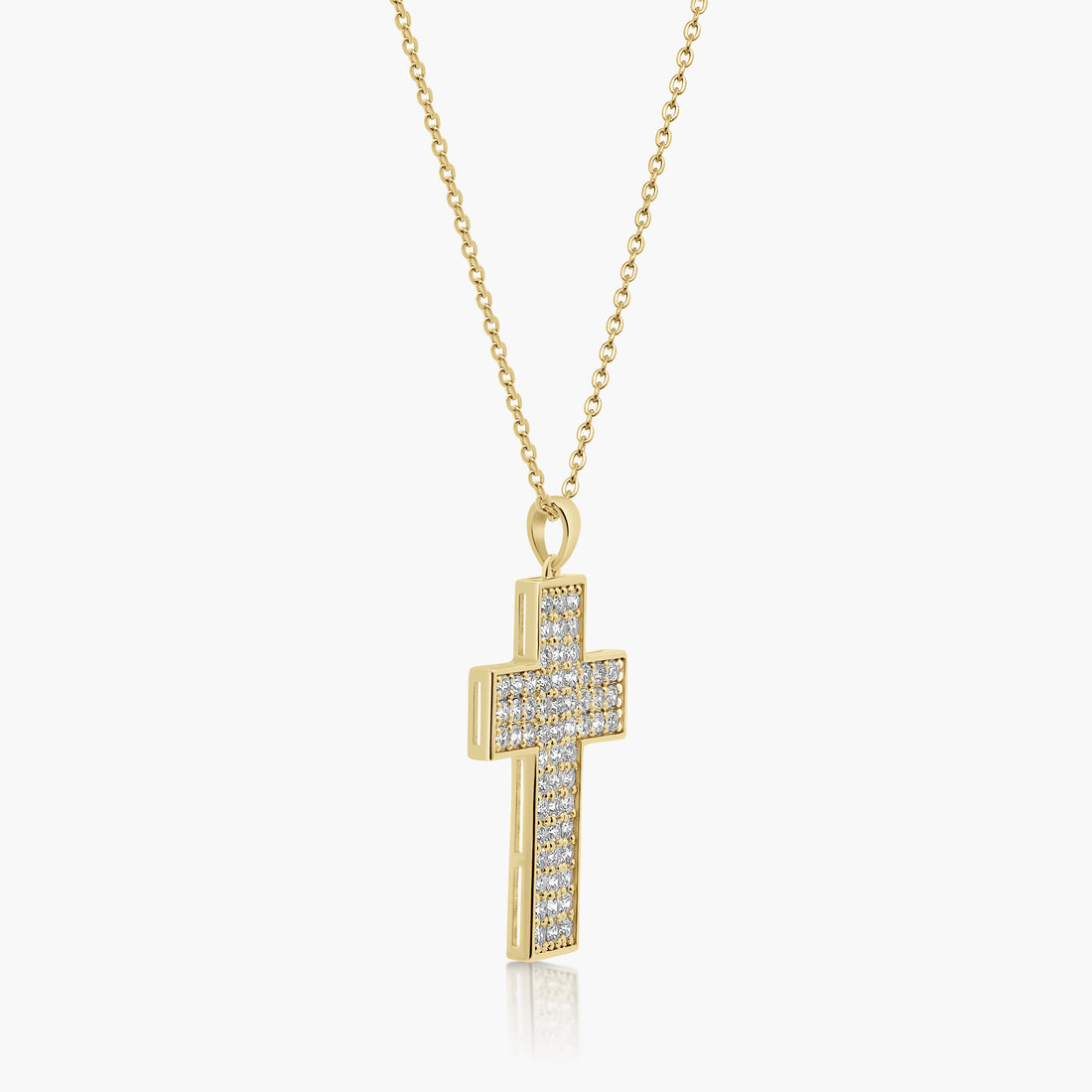 Mari Diamond Cross Pendant