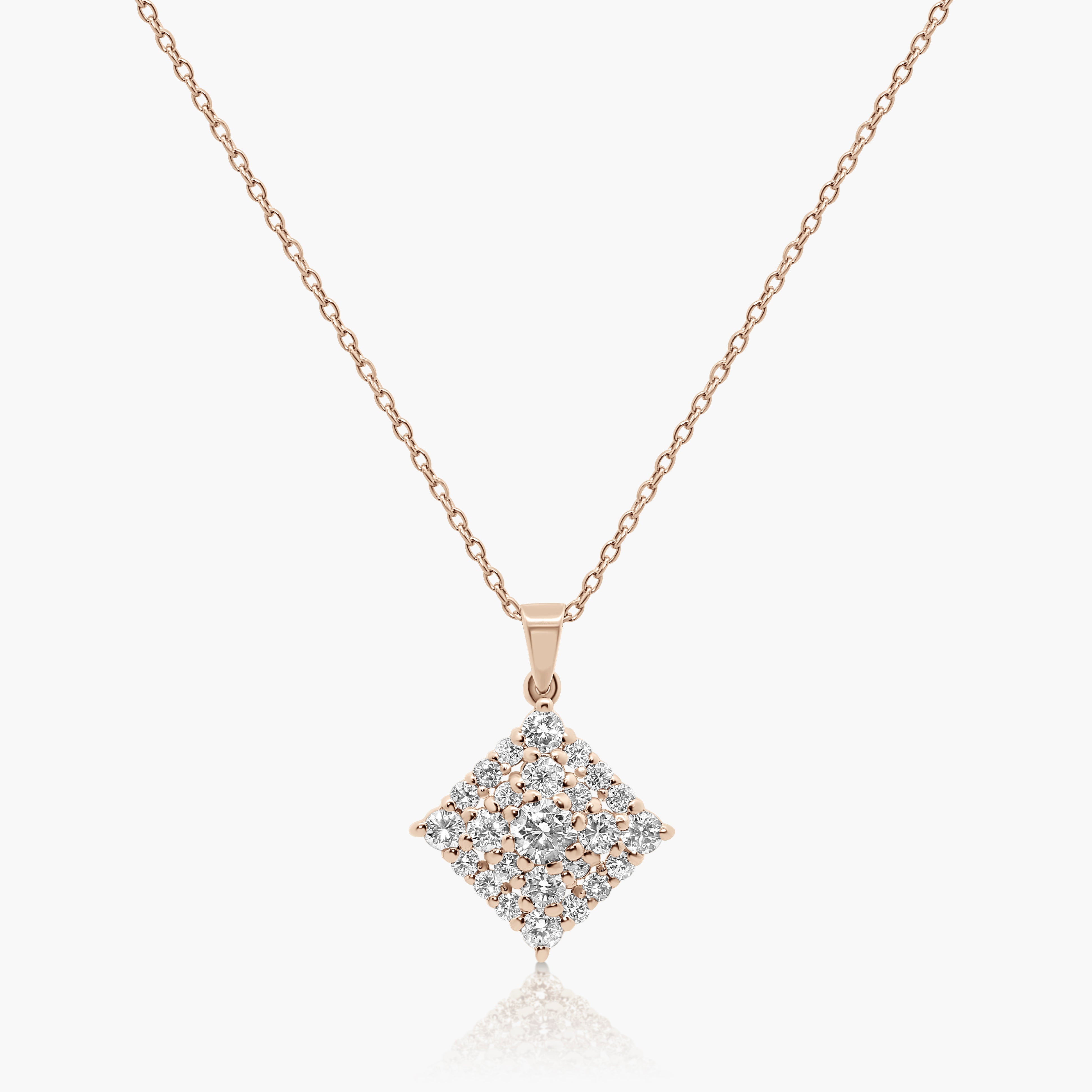 Xante Diamond Cluster Pendant