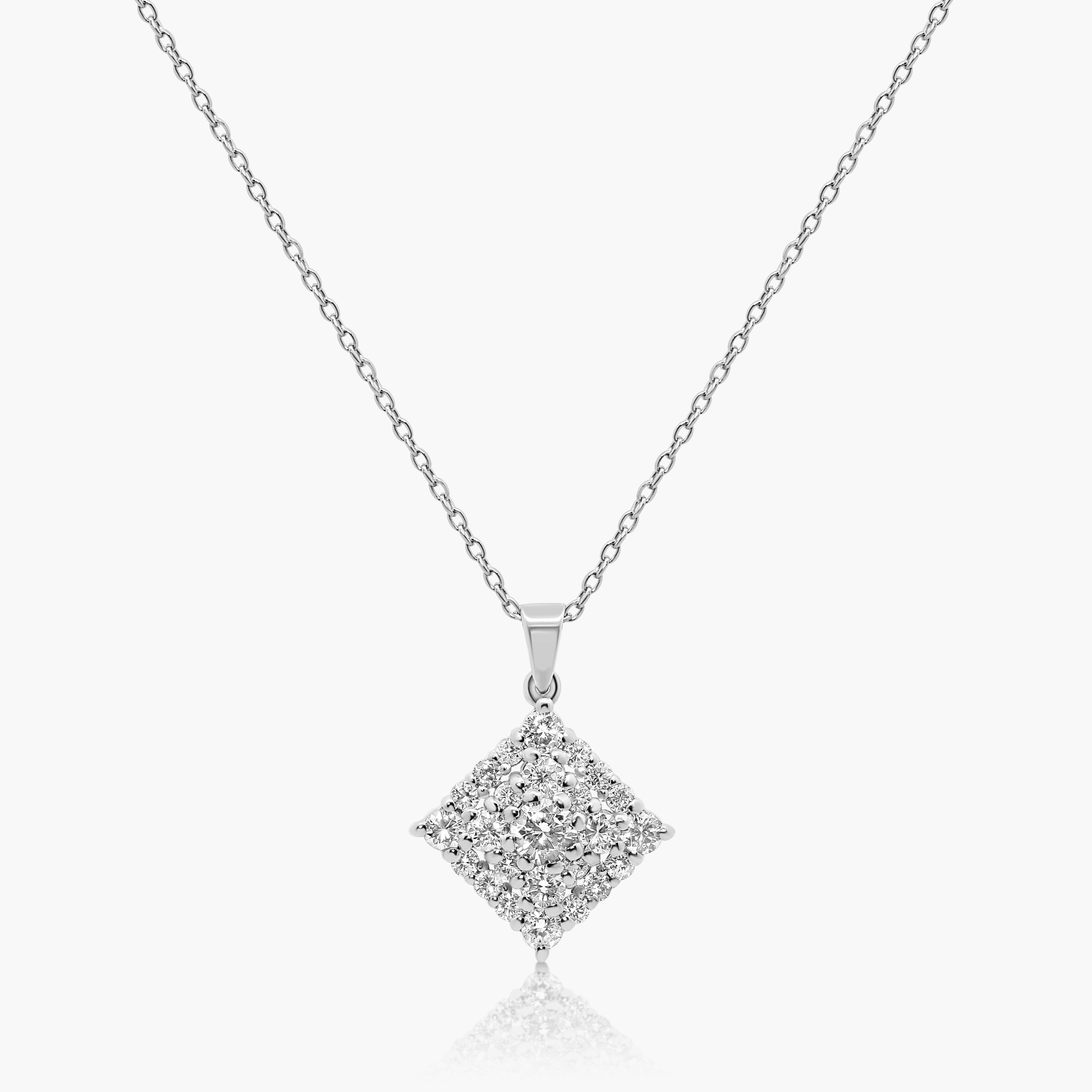 Xante Diamond Cluster Pendant