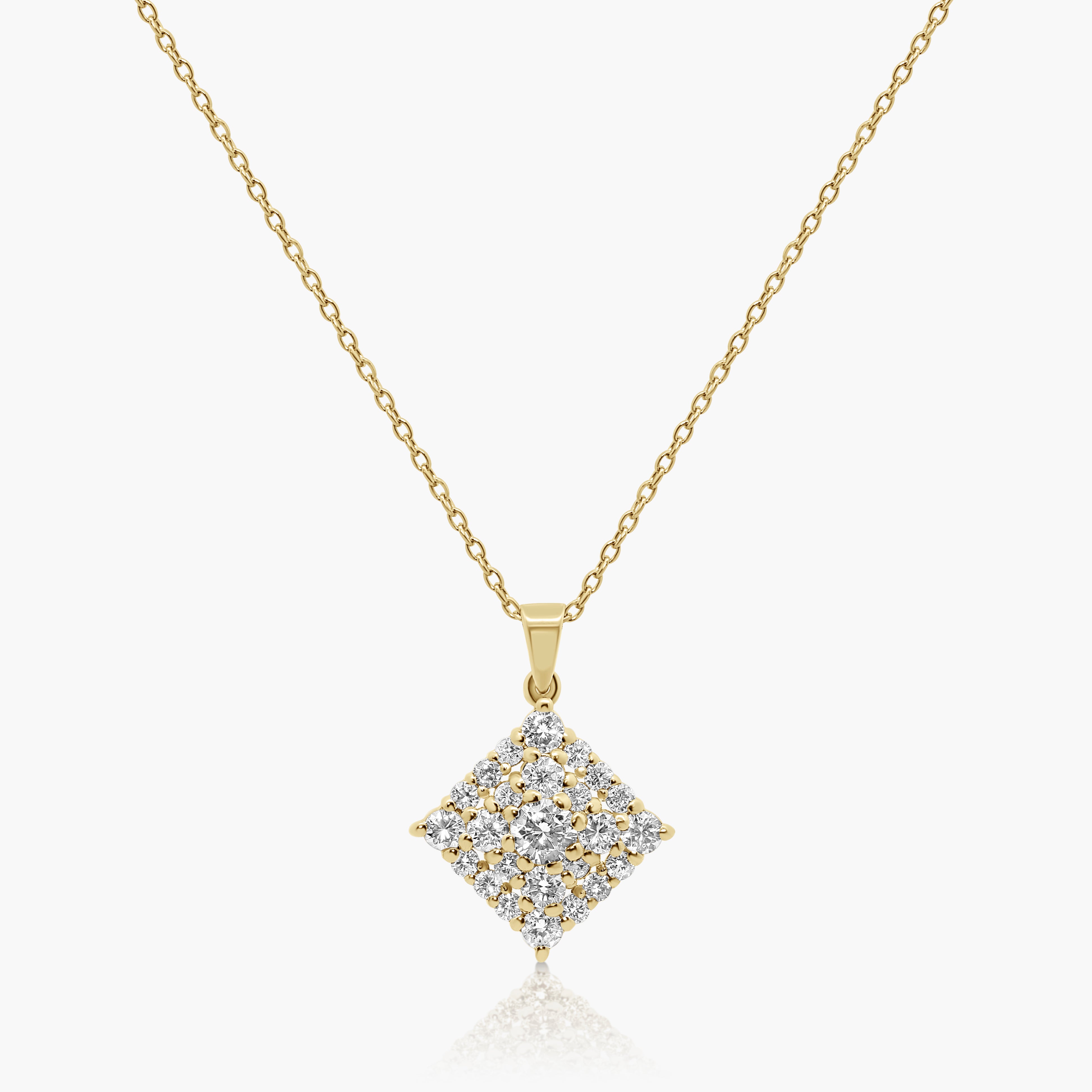 Xante Diamond Cluster Pendant