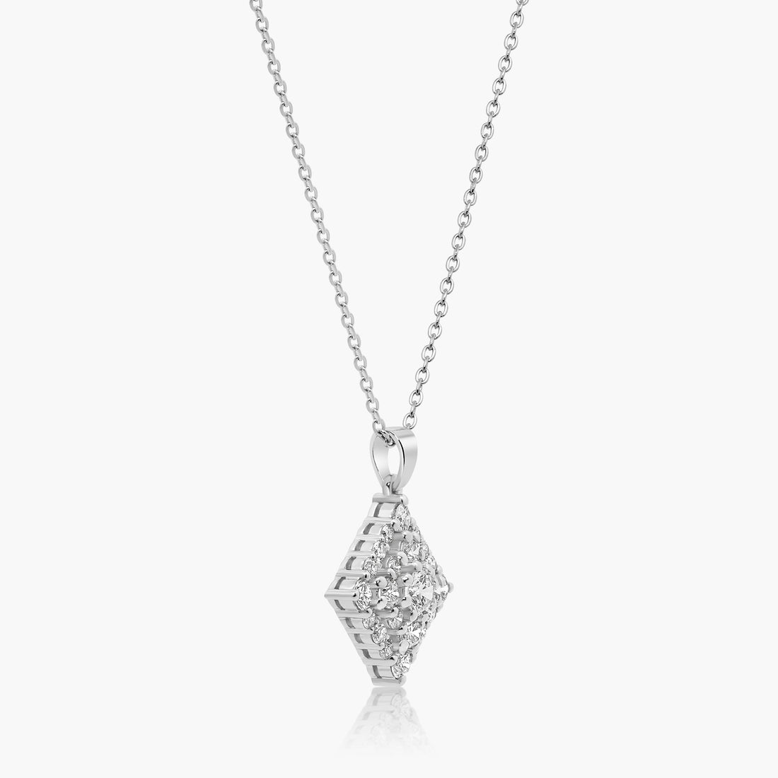 Xante Diamond Cluster Pendant