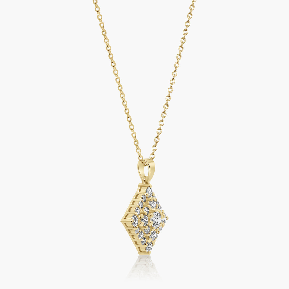 Xante Diamond Cluster Pendant