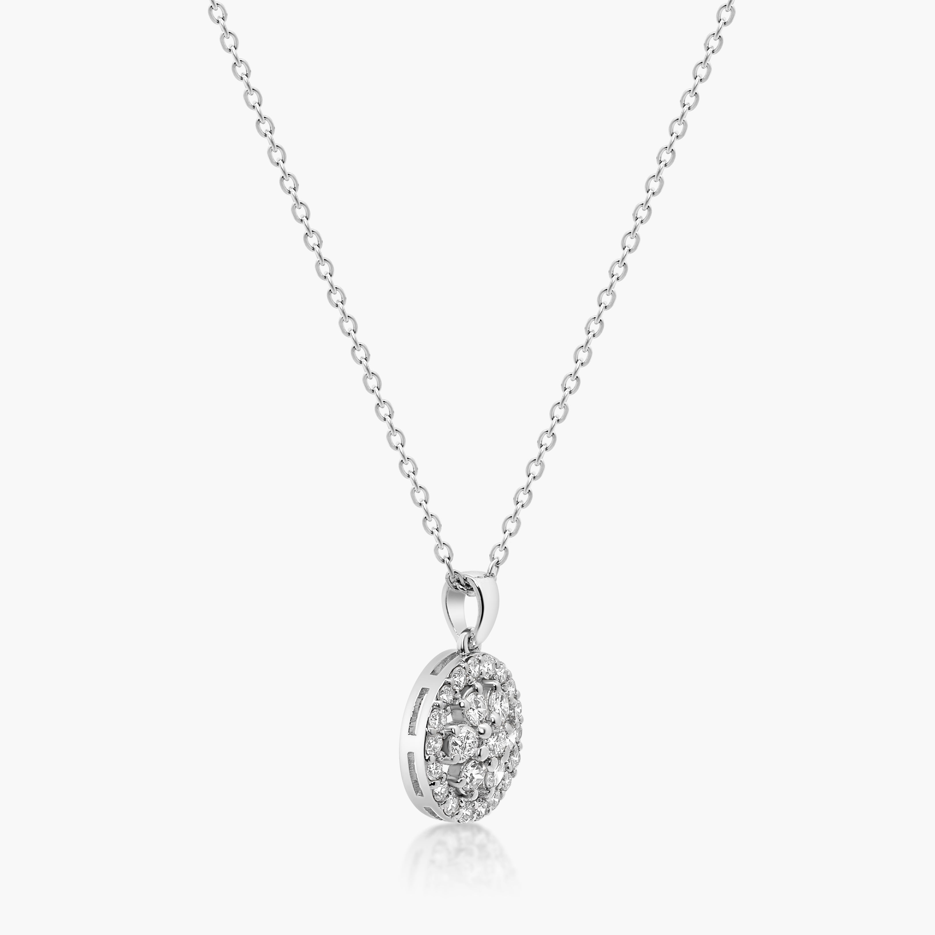 Oceane Diamond Cluster Pendant