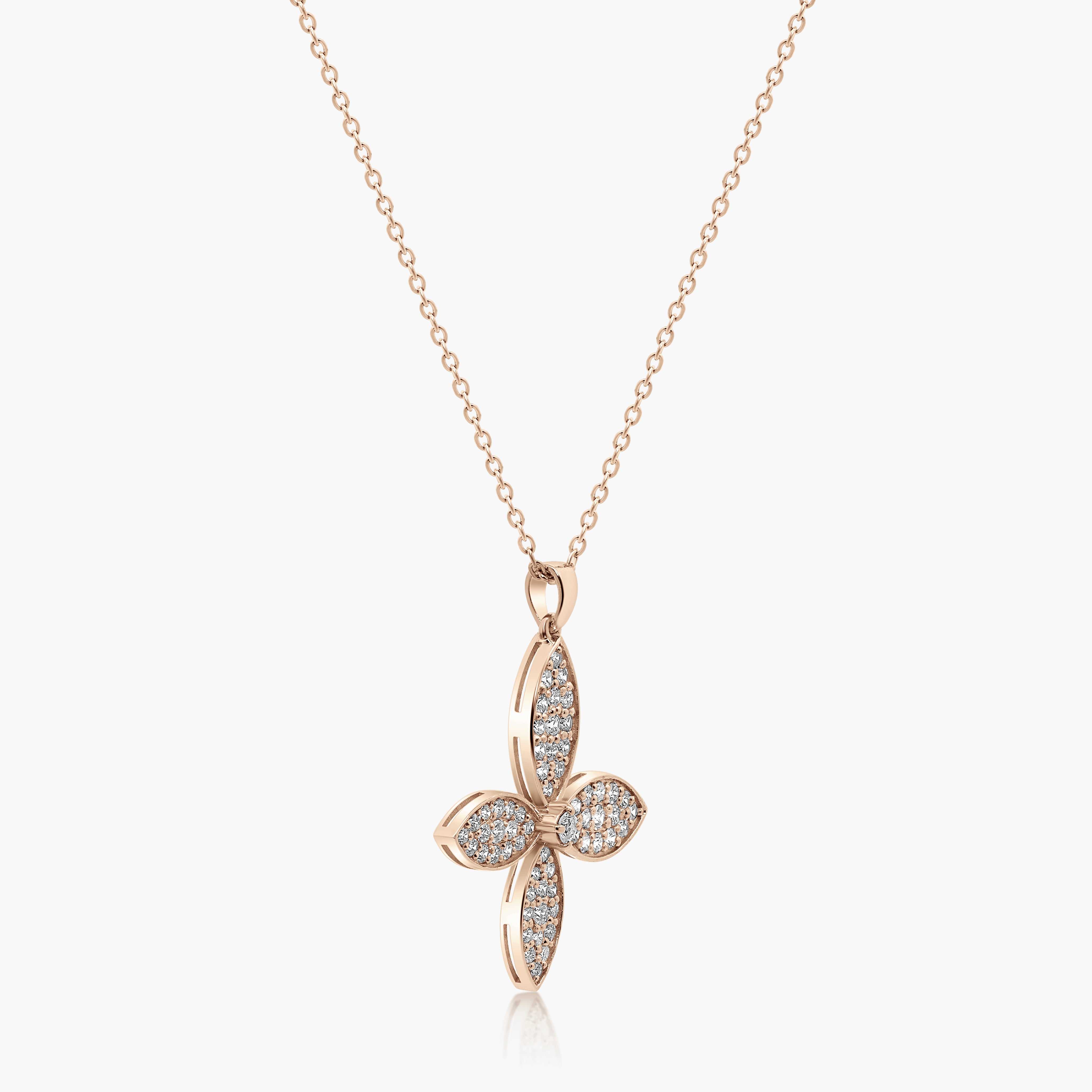 Neriese Diamond Flower Pendant