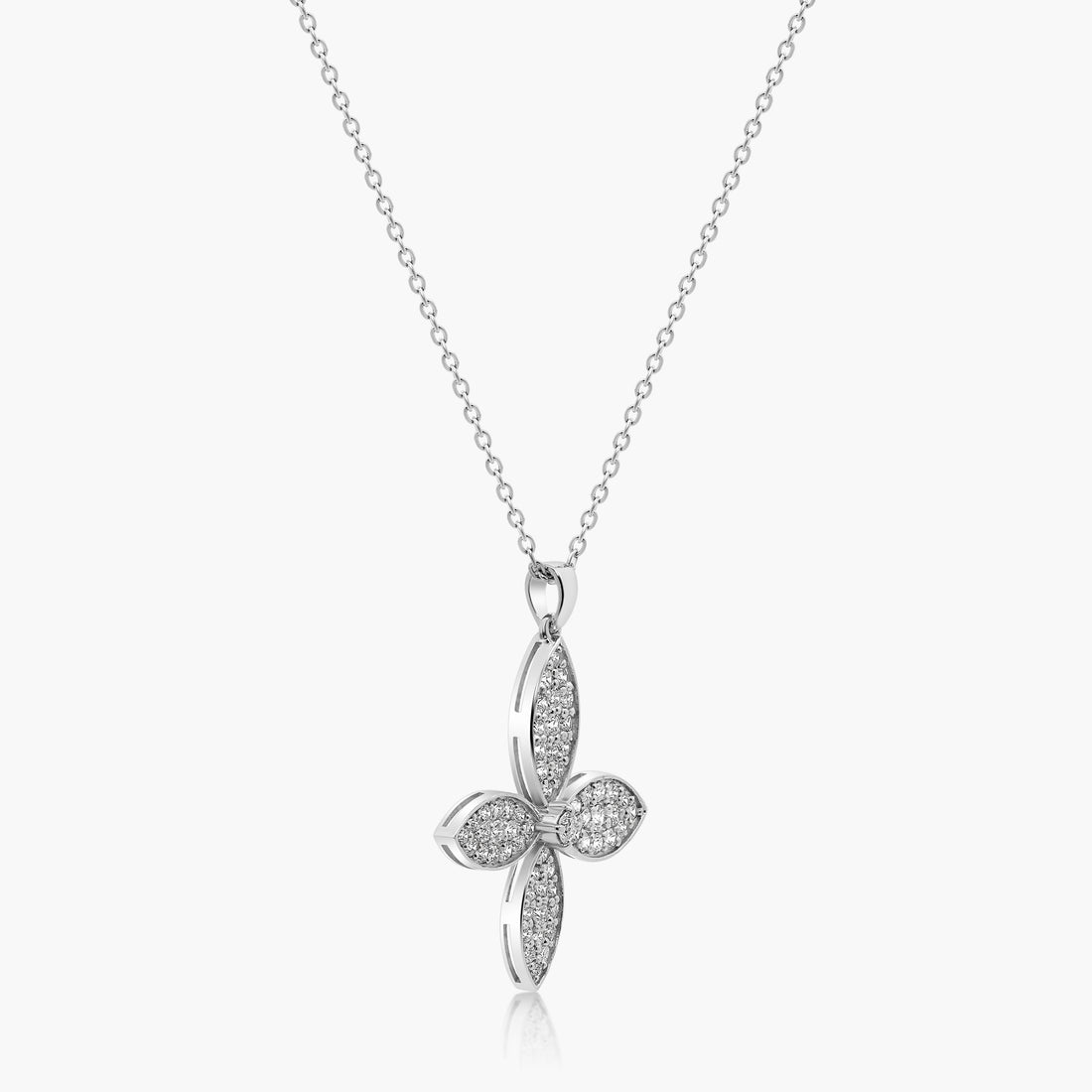 Neriese Diamond Flower Pendant