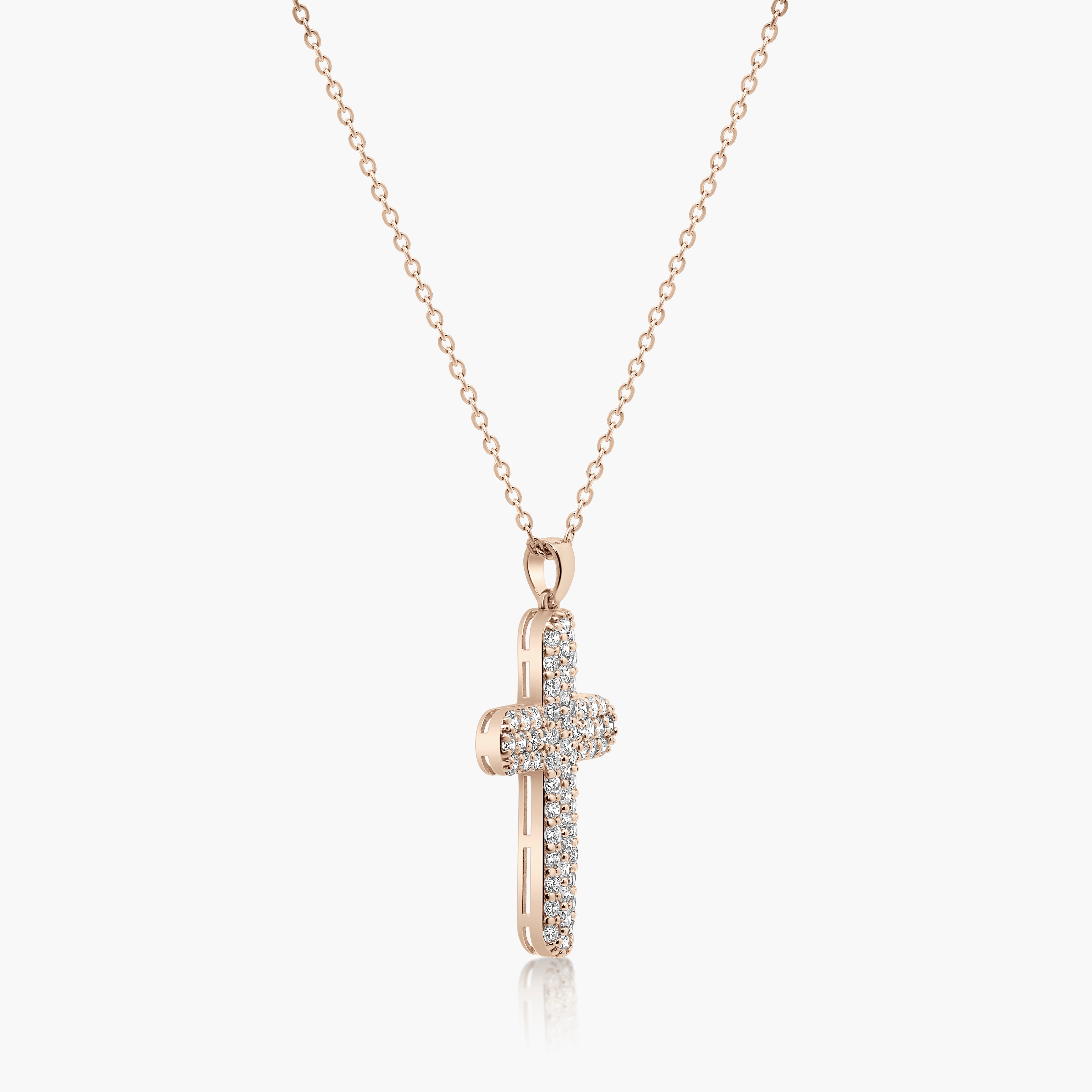Nori Diamond Cross Pendant