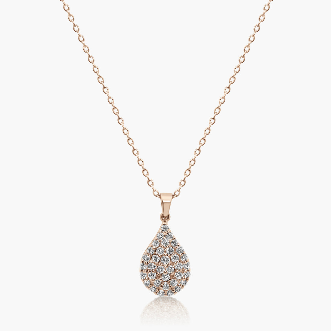 Viole Diamond Teardrop Pendant