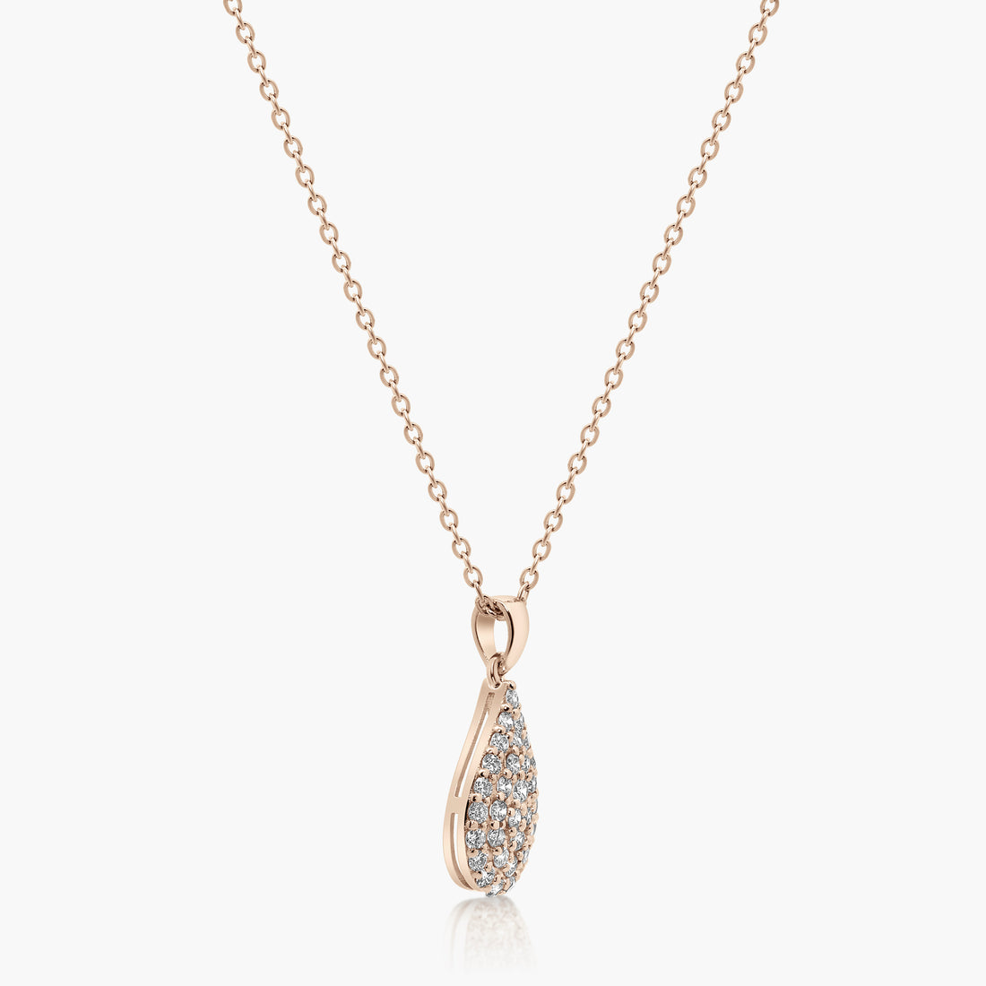 Viole Diamond Teardrop Pendant