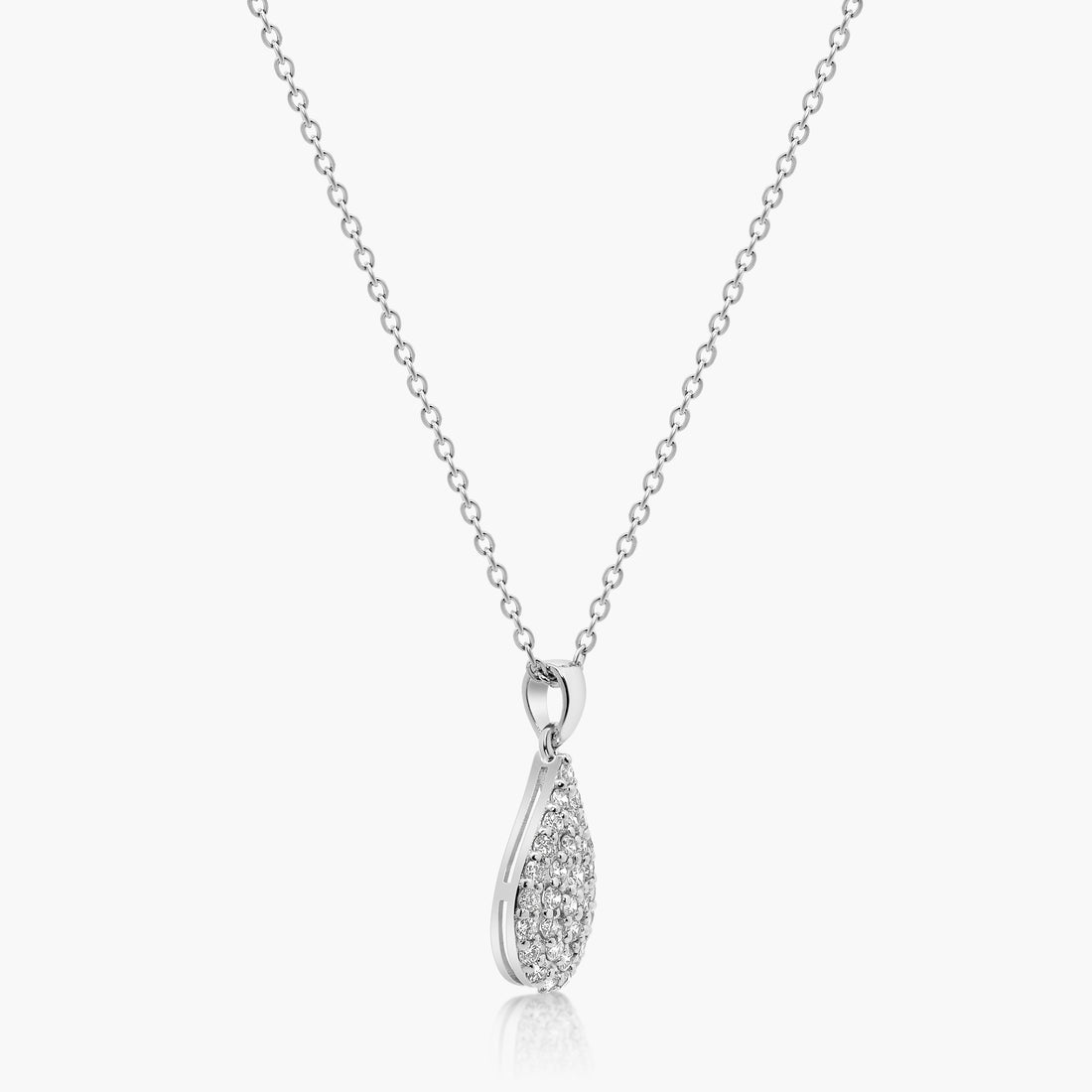 Viole Diamond Teardrop Pendant