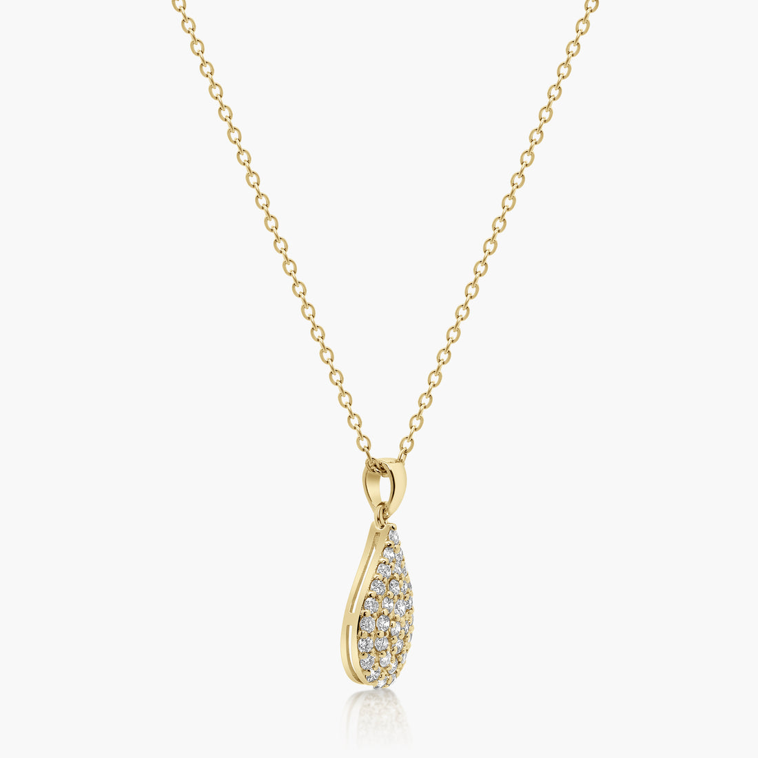 Viole Diamond Teardrop Pendant